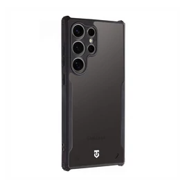 Tactical Quantum Stealth Samsung Galaxy S24 Ultra hátlap tok, átlátszó/fekete
