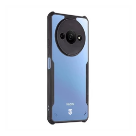 Tactical Quantum Stealth Xiaomi Redmi A3 (2024) hátlap tok, átlátszó/fekete