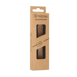 Tactical Smooth Thread USB / Type-C töltő- és adatkábel, 2m, fekete