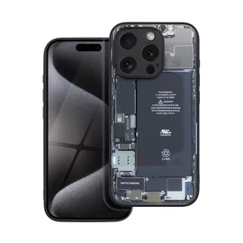 Tech iPhone 12 szilikon hátlap tok, szürke