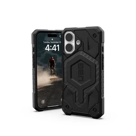 UAG Monarch Apple iPhone 16 hátlap tok, fekete (carbon fiber)