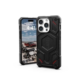 UAG Monarch Pro MagSafe Apple iPhone 15 Pro hátlap tok, kevlár fekete