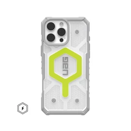 UAG Pathfinder iPhone 16 Pro Max Clear Magsafe tok, Active Neon