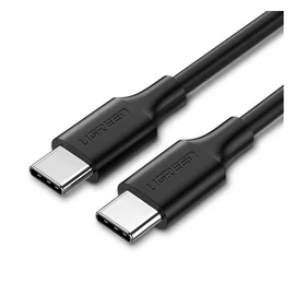 Ugreen US286 Type-C / Type-C gyorstöltő- és adatkábel, 3m, fekete