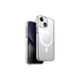 Uniq Hybrid Magclick Apple iPhone 14, Magsafe szilikon tok, átlátszó