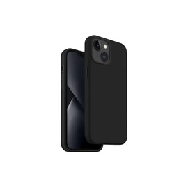 Uniq Lino Apple iPhone 14 Plus, szilikon tok, fekete