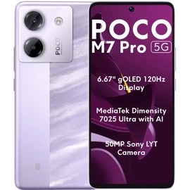 Xiaomi Poco M7 Pro 5G 256GB 8GB RAM Dual lila