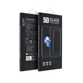Xiaomi Redmi 10C, 5D Full Glue hajlított tempered glass kijelzővédő üvegfólia, fekete