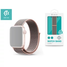 Devia Deluxe Series Sport3 Apple Watch szövet sport szíj - 38/40/41mm - pink
