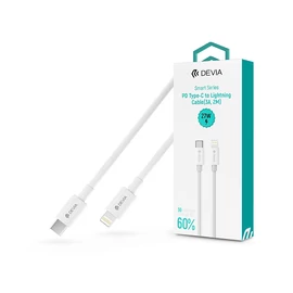 Devia Smart Series 27W PD USB Type-C/Lightning adat- és töltőkábel 2m - fehér