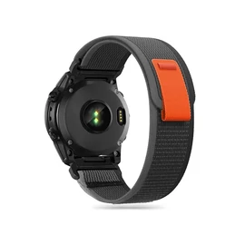 Tech-Protect Nylon Garmin Fenix 3/5X/3HR/5X Plus/6X/6X Pro/7X szíj - fekete