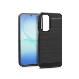 Haffner Carbon szilikon tok - Samsung SM-A175/SM-A176 Galaxy A17 4G/5G - fekete