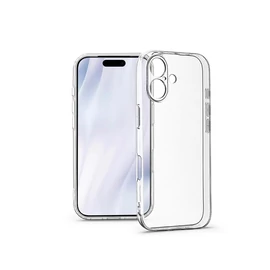 Haffner Clear Case kameravédős szilikon tok - Apple iPhone 17 - átlátszó