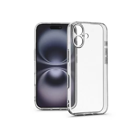 Haffner Clear Case szilikon tok - Apple iPhone 16 - átlátszó