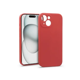 Haffner Soft szilikon tok - Apple iPhone 15 - piros