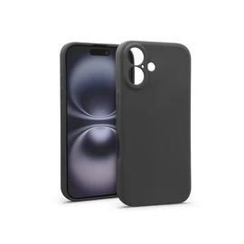 Haffner Soft szilikon tok - Apple iPhone 16 - fekete