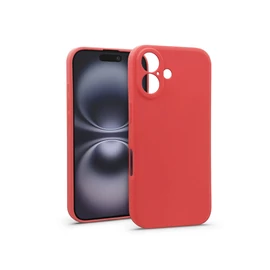 Haffner Soft szilikon tok - Apple iPhone 16 - piros