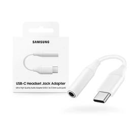 Samsung EE-UC10JUWEGUS gyári Type-C/3,5mm jack átalakító adapter - fehér