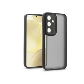 Haffner Variete tok kameravédő lencsevédő üveggel - Samsung SM-S926 Galaxy S24+ - fekete