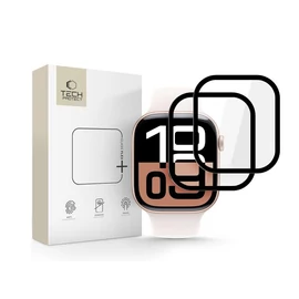 Tech-Protect Glass Flex+ hibrid üvegfólia - Apple Watch 10 (42mm) - 2 db/cs - fekete