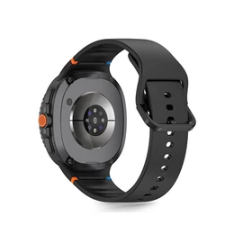 Tech-Protect - Samsung Galaxy Watch 8 / Classic szilikon szíj (40/44/46 mm) - fekete