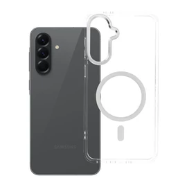 Case Frame Clear Hybrid Mag MagSafe-kompatibilis tok Samsung A56 készülékhez átlátszó