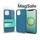 Xprotector XPRO MagSafe rögzítésű Soft Touch Szilikon tok Apple Iphone 13 készülékhez - cinegekék