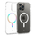 Caseology Capella Mag Apple iPhone 14 Pro Clear White MagSafe tok, átlátszó