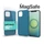 Xprotector XPRO™ MagSafe rögzítésű Soft Touch Szilikon tok Apple Iphone 13 Pro készülékhez - cinegekék