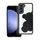 Teddy Bear Samsung Galaxy A25 5G csillogó köves tok, fekete