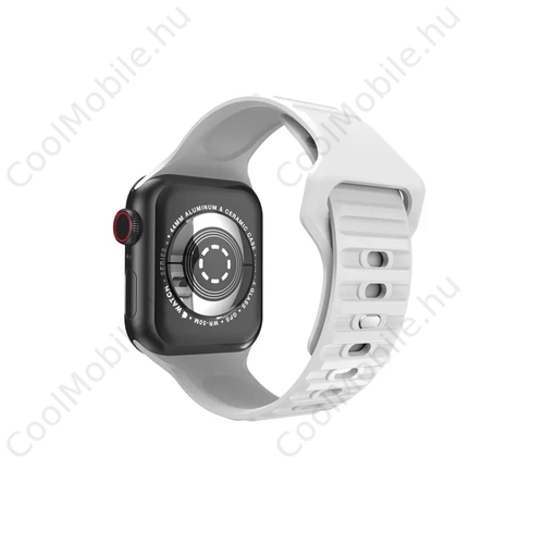 Xprotector XPRO Apple Watch sport szilikon szíj Fehér 42mm/44mm/45mm/49m