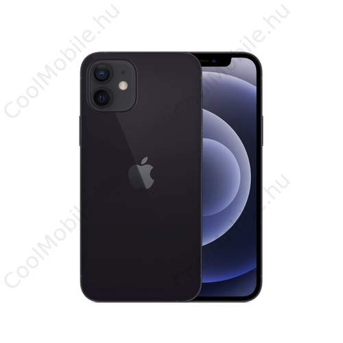 Apple Iphone 12 mini 64GB fekete, kártyafüggetlen, Gyártói garancia