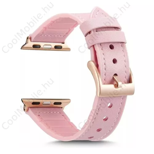 Phoner Apple Watch műbőr/szilikon 38/40/41mm, rózsaszín