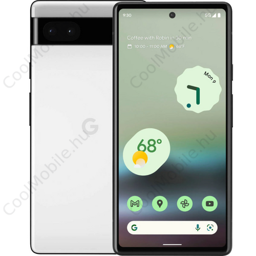 Google Pixel 6a 5G 128GB 6GB RAM fehér