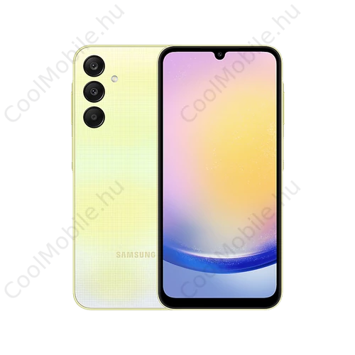 Samsung Galaxy A25 5G 256GB 8GB RAM Dual sárga