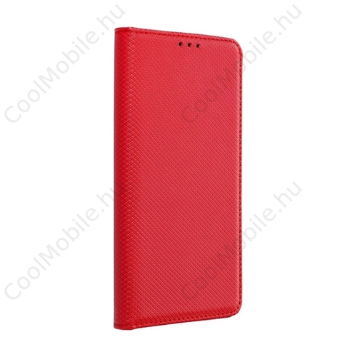 Magnet Samsung Galaxy A13 5G mágneses flip tok, piros
