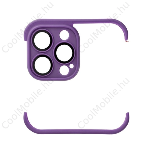 Mini bumper szilikon tok, Apple iPhone 13 Pro Max, lila