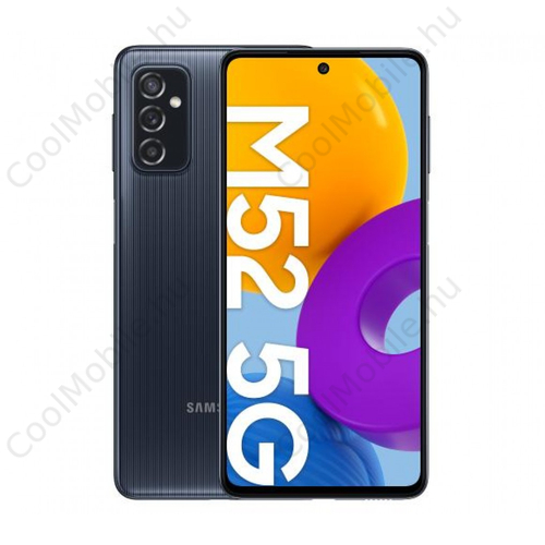 Samsung Galaxy M52 5G 128GB 6GB RAM Dual (SM-M526) fekete