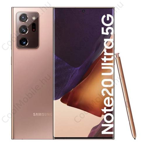 Samsung Galaxy Note 20 Ultra 5G 256GB 8GB Dual barna, Gyártói garancia