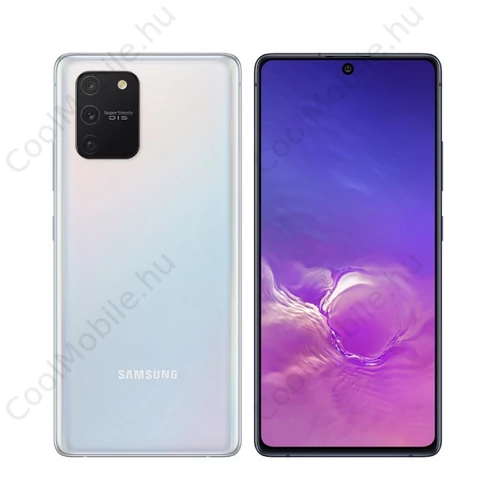 Samsung G770F Galaxy S10 Lite 128GB Dual Sim, fehér, Gyártói garancia