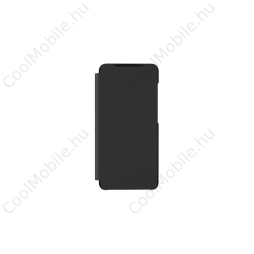 Samsung A415 Galaxy A41 Wallet Cover, gyári flip tok, fekete
