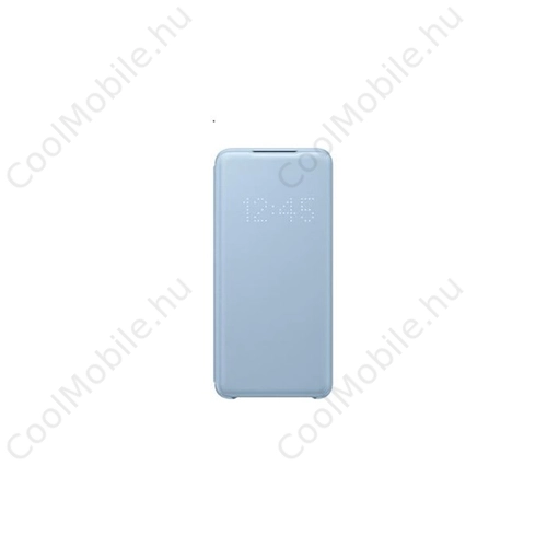 Samsung G980 Galaxy S20 LED View Cover, gyári flip tok, kék, EF-NG980PL