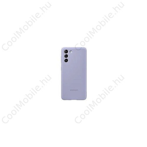 Samsung G991 Galaxy S21 Silicone Cover, gyári szilikon tok, lila, EF-PG991TV