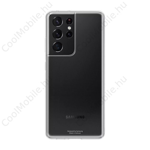 Samsung G998 Galaxy S21 Ultra Clear Cover, gyári tok, átlátszó, EF-QG998TT