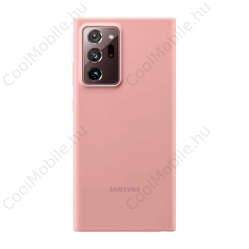 Samsung N985 Galaxy Note 20 Ultra Silicone Cover gyári szilikon tok, barna, EF-PN985TA