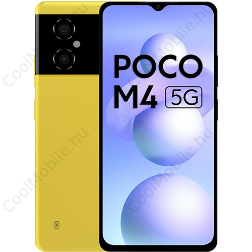 Xiaomi Poco M4 5G 128GB 6GB RAM Dual sárga