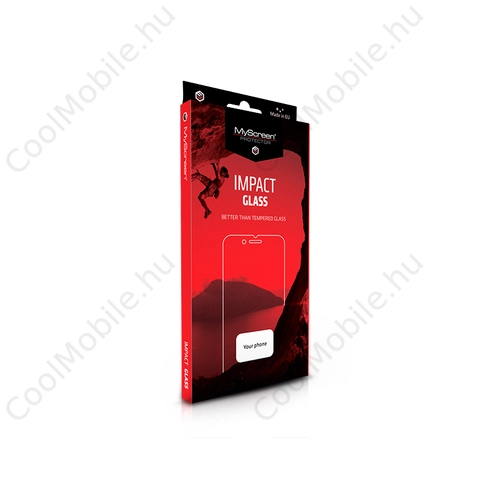 Apple iPhone XR/11 edzett üveg képernyővédő fólia - MyScreen Protector Impact Glass Edge hajlított 3D Fullcover - fekete