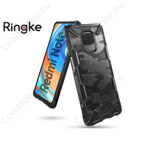 Xiaomi Redmi Note 9 Pro/Note 9 Pro Max/Note 9S ütésálló hátlap - Ringke Fusion X - camo black