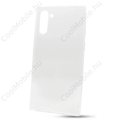 Samsung N970 Galaxy Note 10 ultra slim 0,3mm szilikon tok, átlátszó