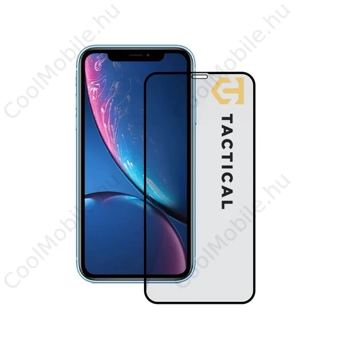 Tactical Glass Shield 5D Apple iPhone 11/XR készülékhez fekete
